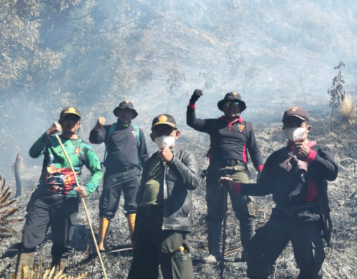 KARHUTLA TNBTS HARI KE 10 :Jemplang Kondusif, Tapi Lumajang Masih Mengepul